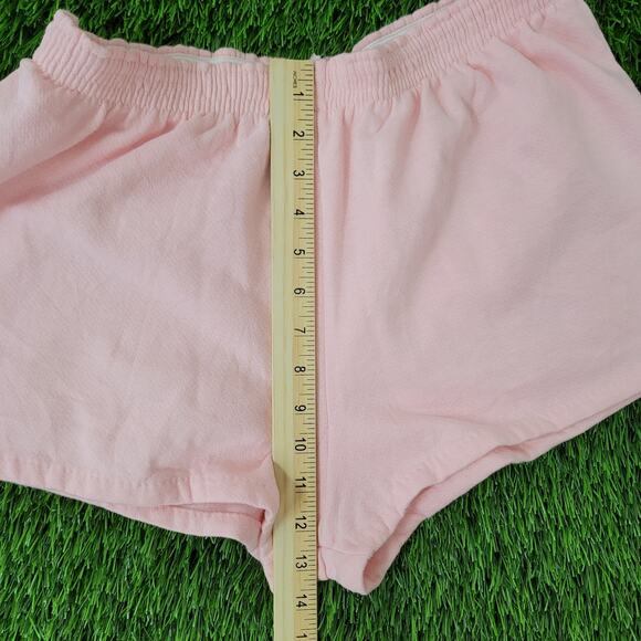 Vintage 80s Sporty Gym Shorts Womens L/XL Pink USA - Picture 9 of 13